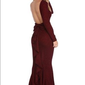 Burgundy Prom Dress